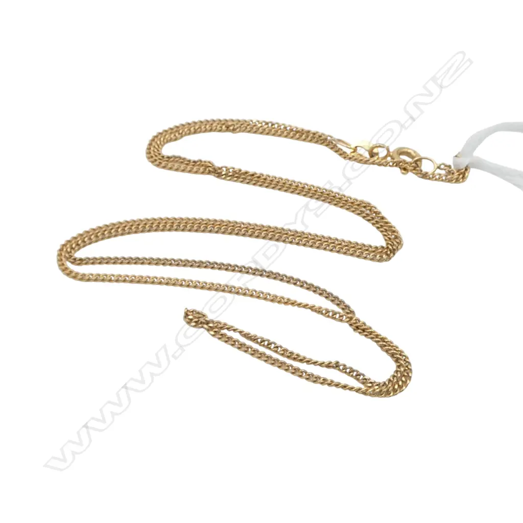 9CT CHAIN L.470mm, 2.1gms Image 1++