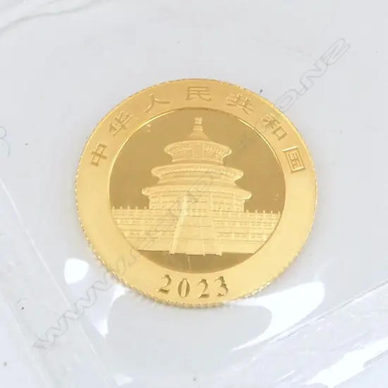 CHINESE 3gm proof .999 GOLD 2023 COIN 