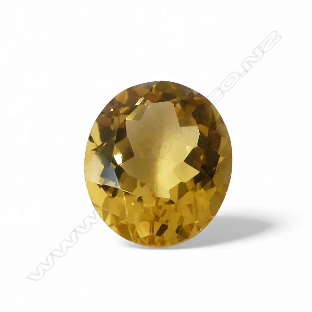 OVAL CUT GOLDEN CITRINE, 6ct Image 1++