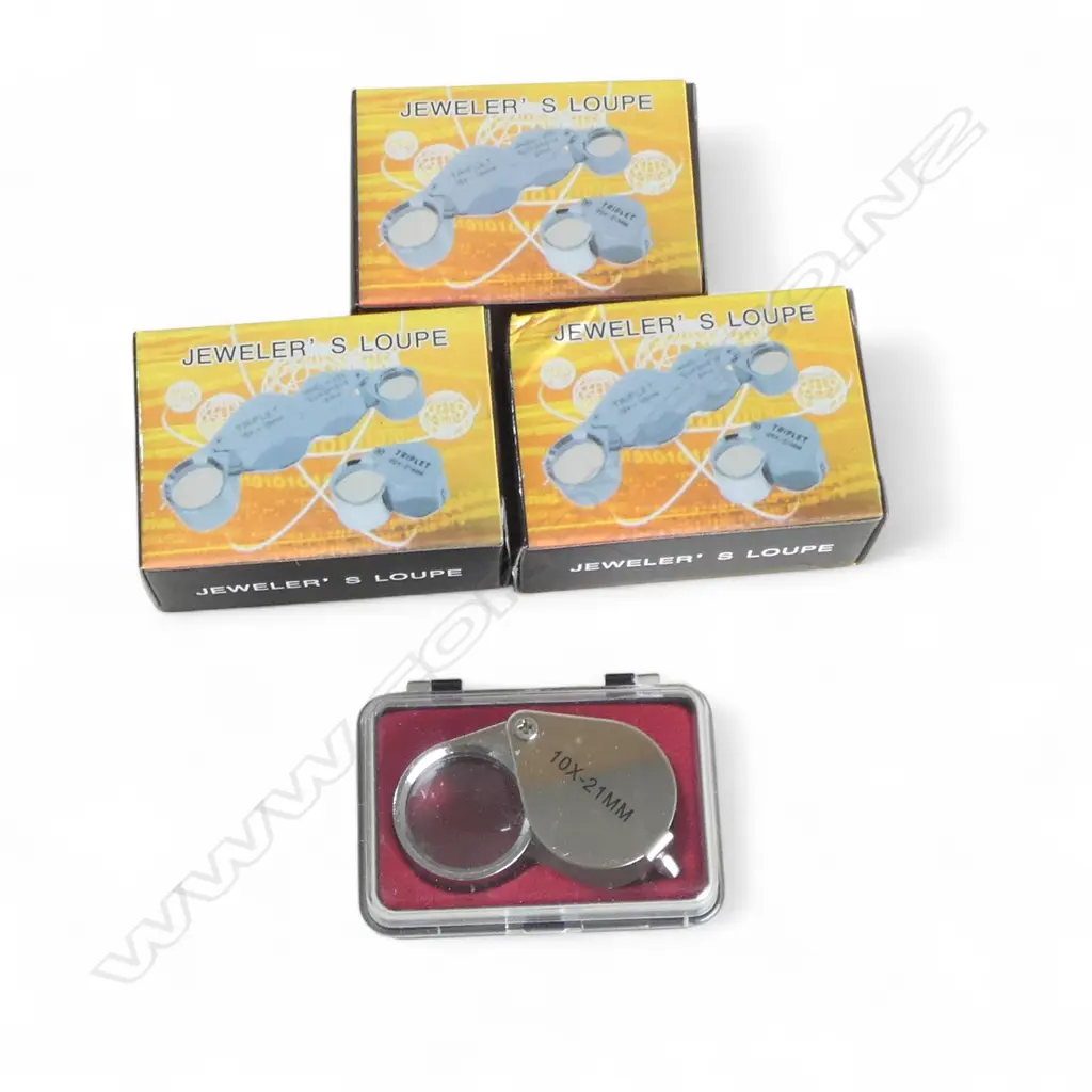 3 BOXED JEWELLERS EYE LOUPES TRIPLET Image 1++