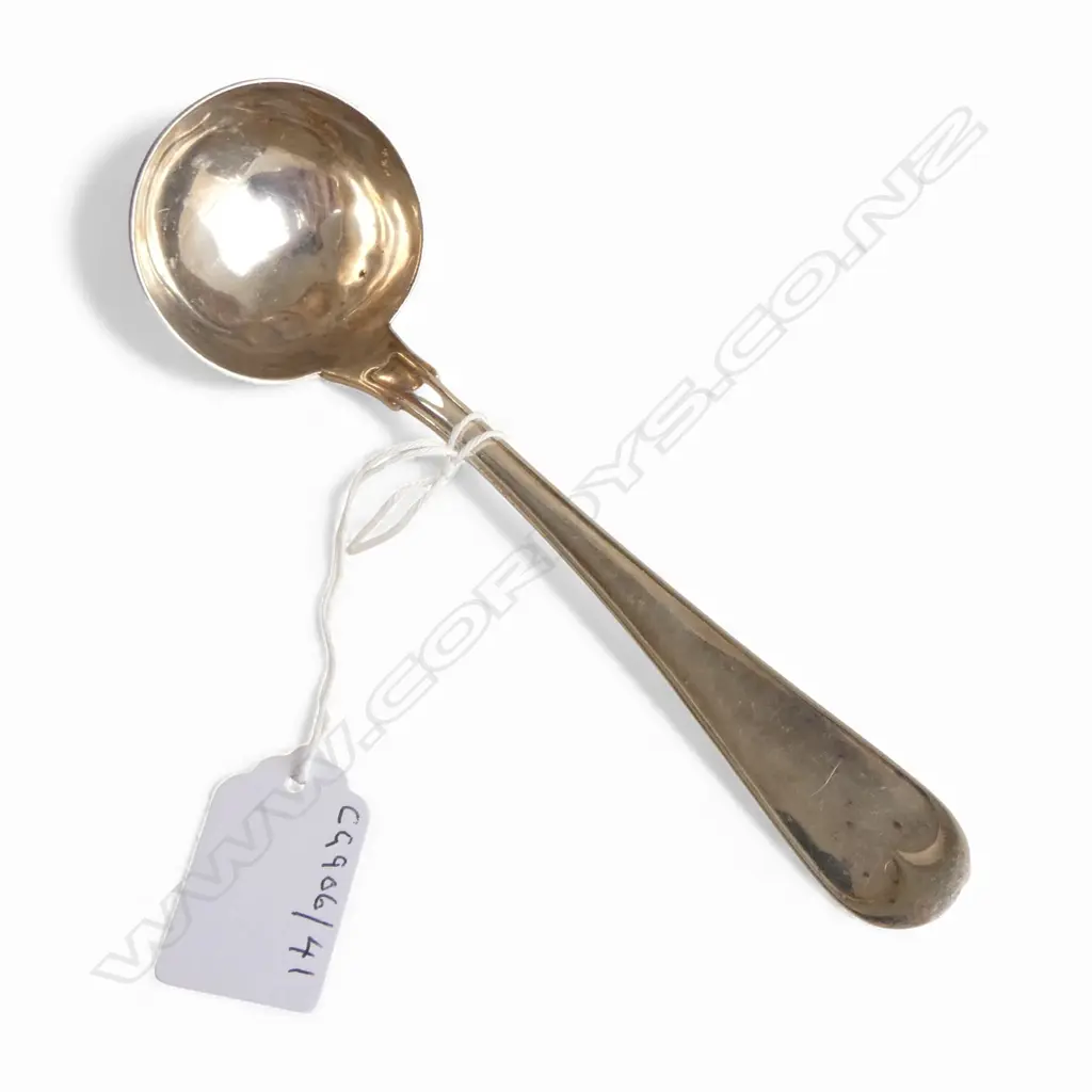 18THC WELSH S/SILVER GRAVY LADLE 62GRMS Image 1++
