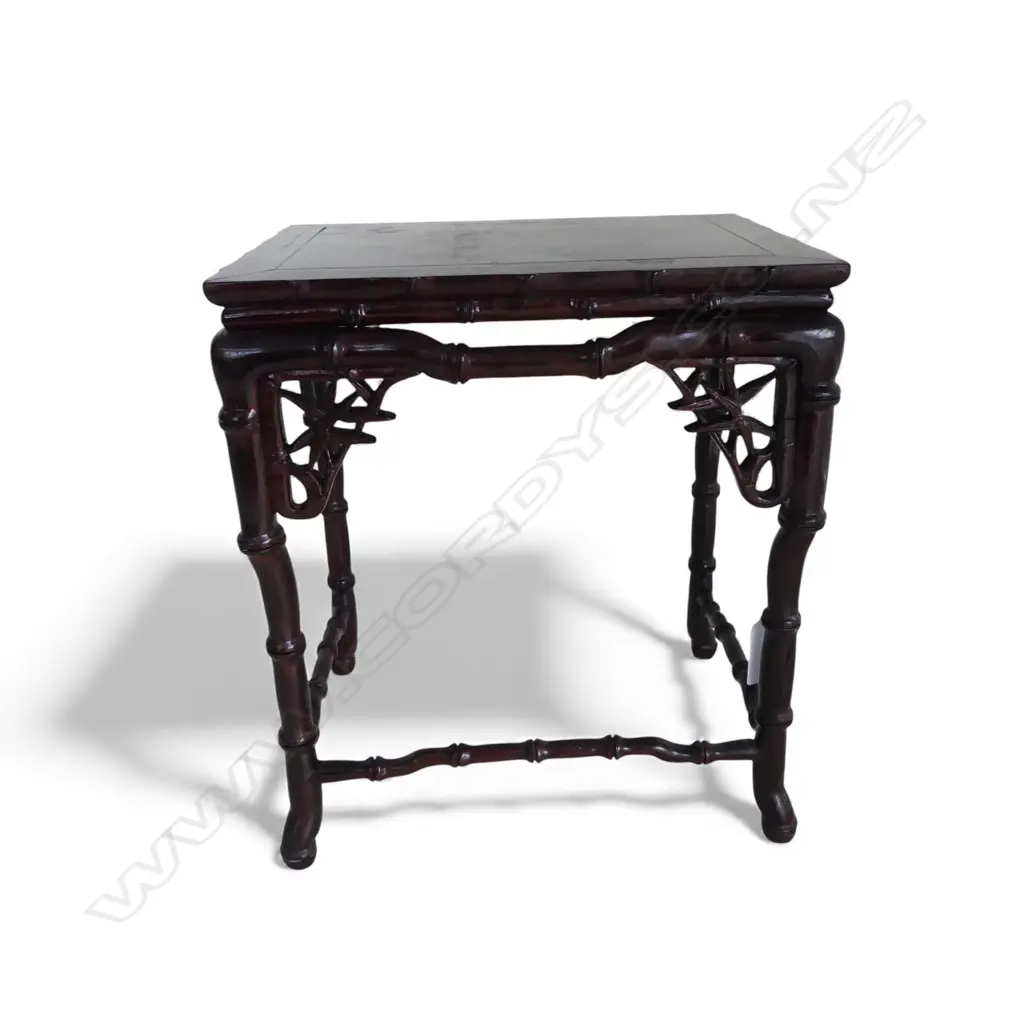 ORIENTAL CARVED WOODEN STAND 235x185x260mm Image 1++