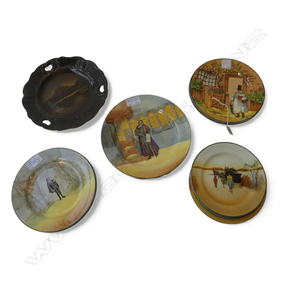 LRG ASST. ROYAL DOULTON SERIES WARE PLATES Image 1++