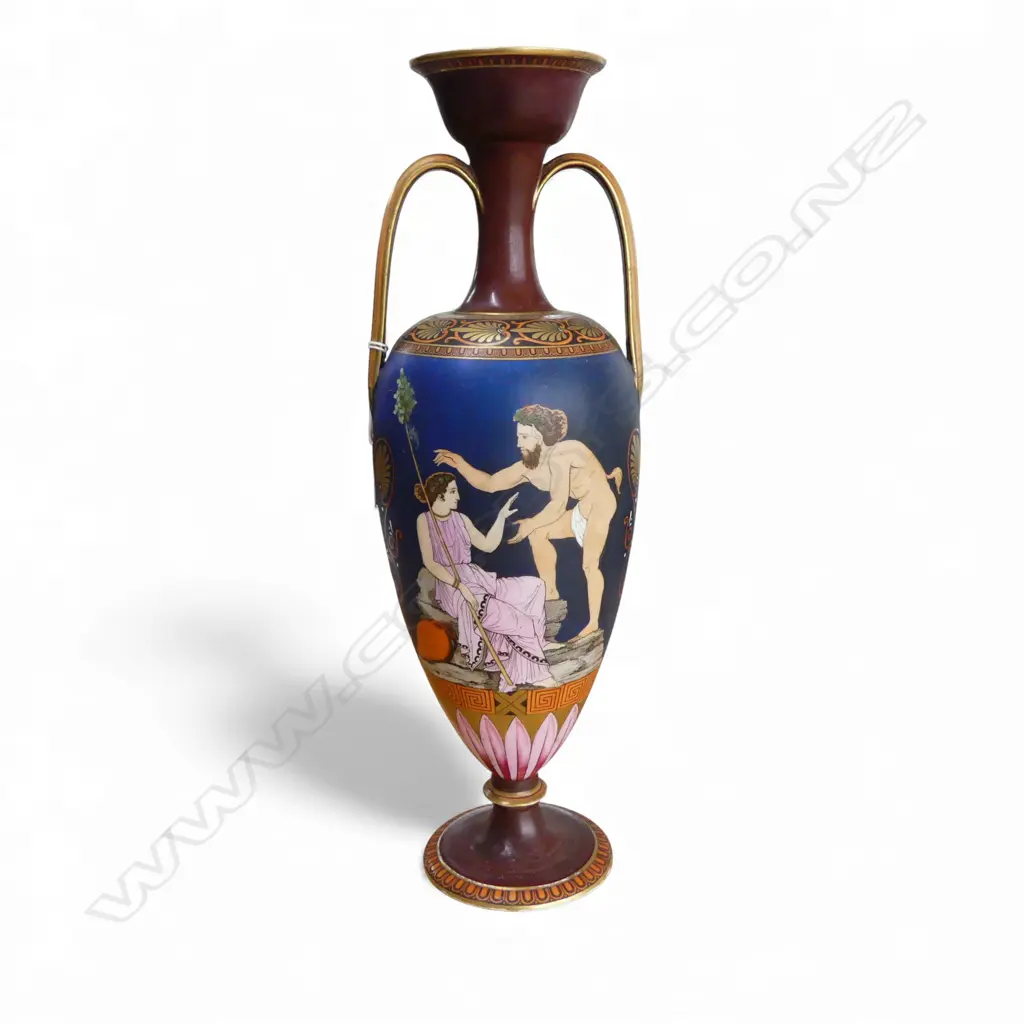 COPELAND GREEK STYLE VASE, REPAIRS H.425mm Image 1++