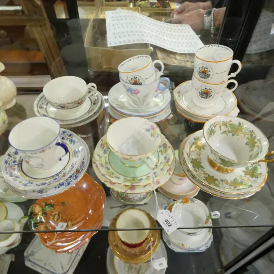 8 SHELLEY CHINA CSPS MIXED PATS