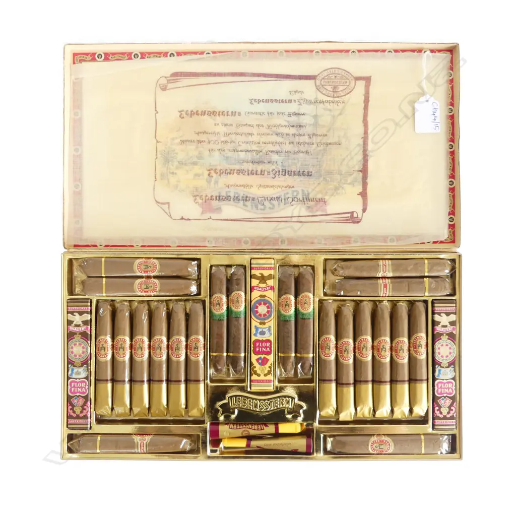 VINTAGE CIGARS, BOXED W.380mm Image 1++