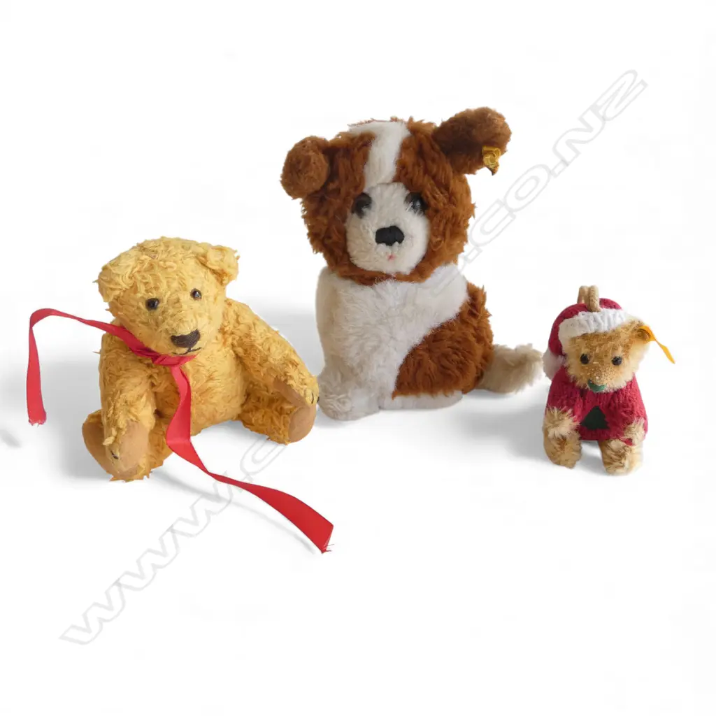 3 VINTAGE STEIFF TEDDY BEARS  Image 1++