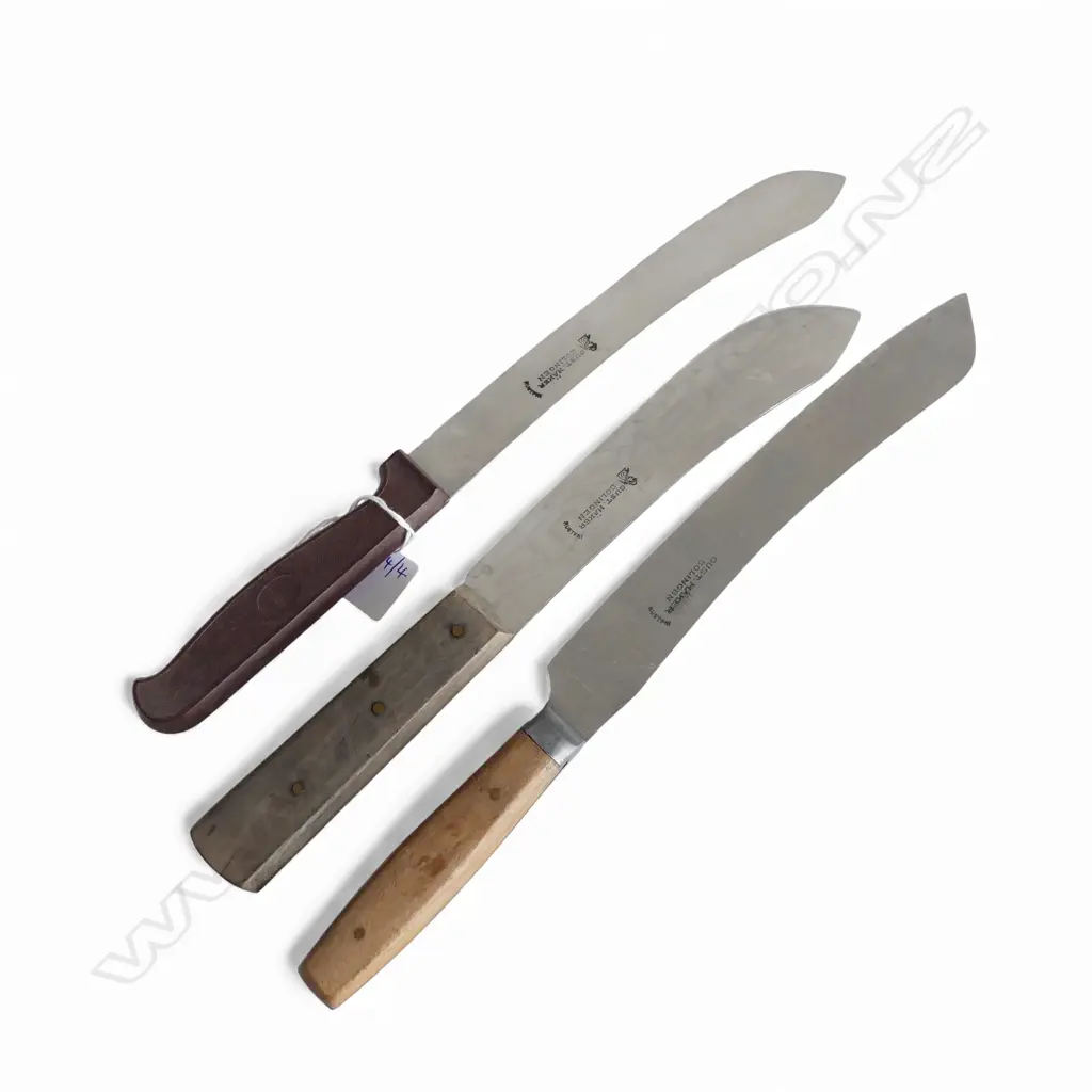 3 GERMAN GUST HAKER SOLINGEN KITCHEN KNIVES L.335mm Image 1++