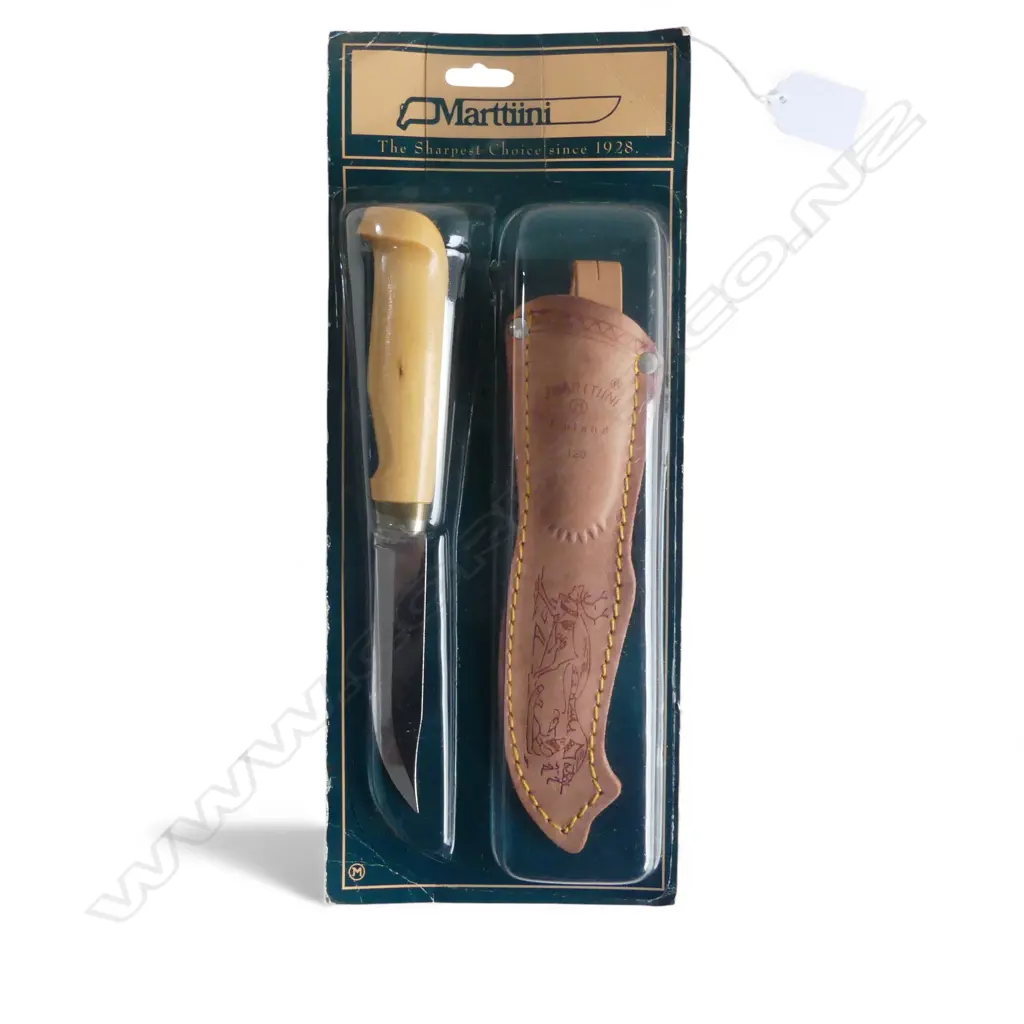 MARTIINI HUNTING KNIFE & SHEATH boxed as new Image 1++