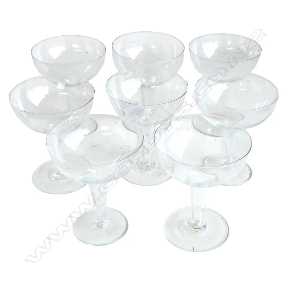 8 HOLLOW STEM CHAMPAGNE GLASSES H.115mm Image 1++