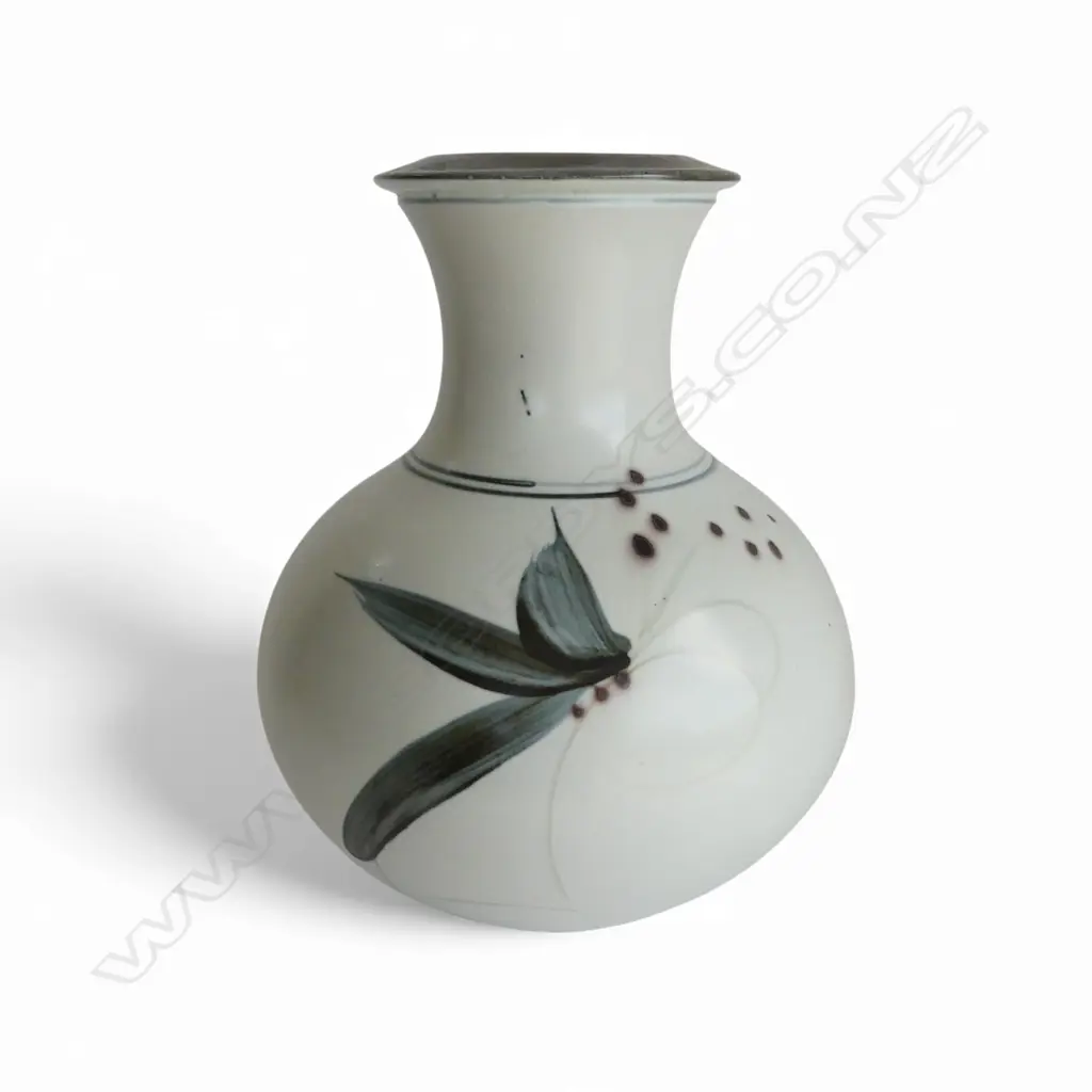 PETER COLLIS 'TROUT FLY' VASE H.360mm Image 1++