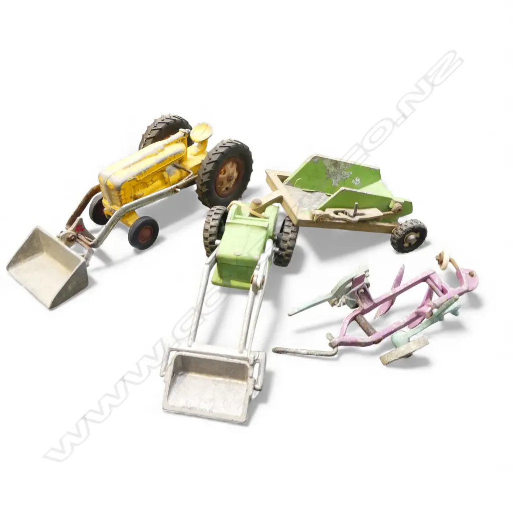 3 x FUN HO! TOYS some wear & faults. Longest 390mm Image 1++