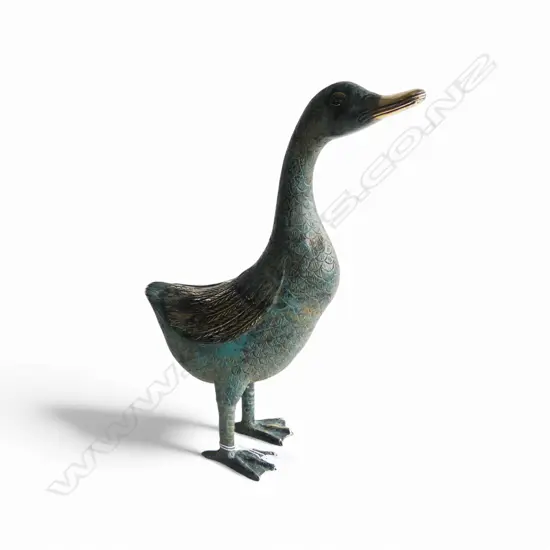 BRONZED DUCK H.400mm