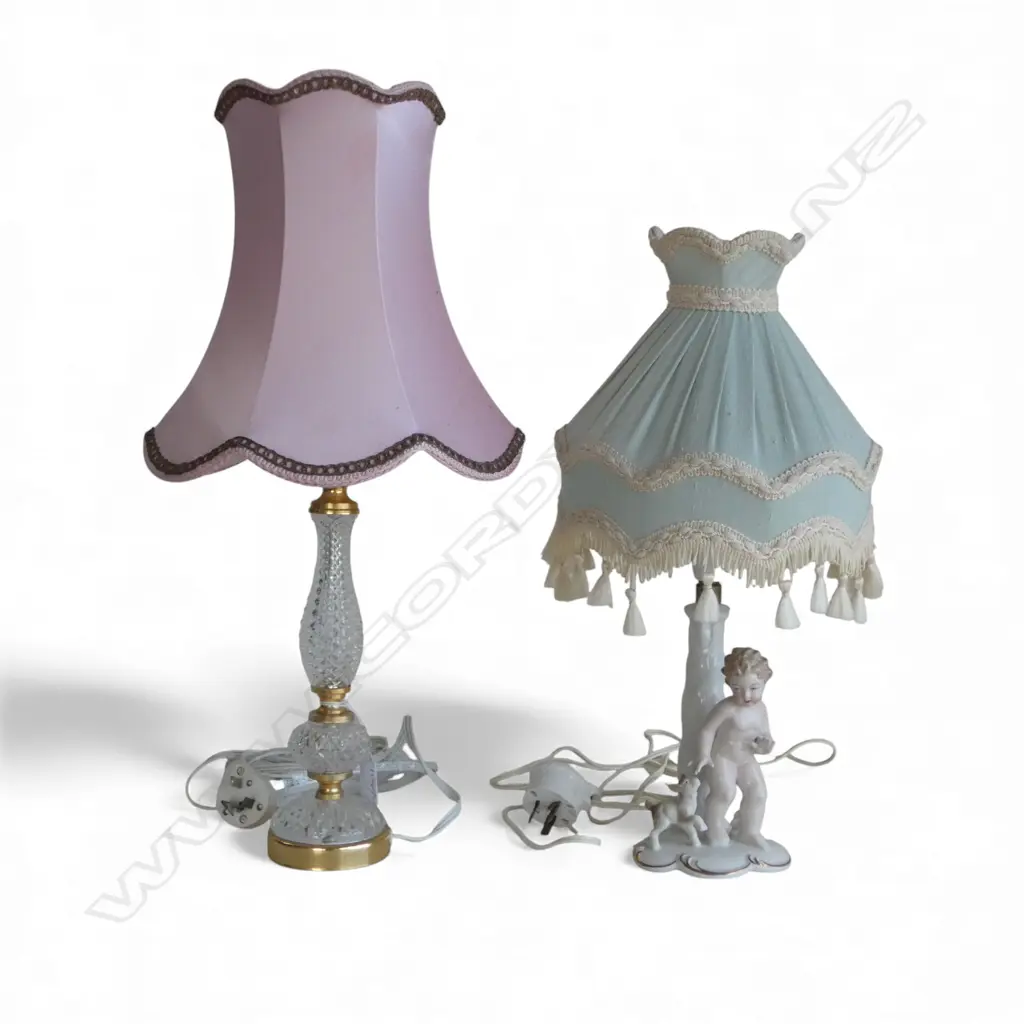 2 TABLE LAMPS TALLEST H.485mm Image 1++