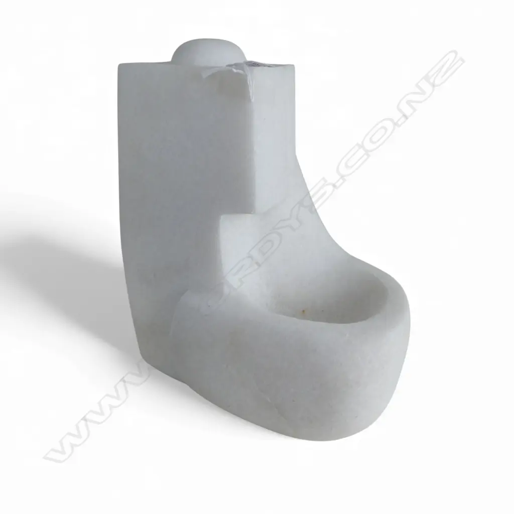 HEAVY CARVED STONE SCULPTURE H.270mm Image 1++