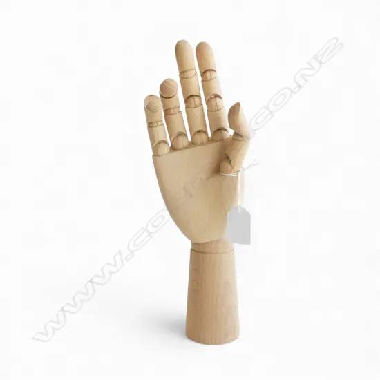 WOODEN ARTISTS MANNEQUIN HAND H.300mm