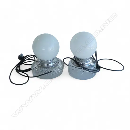 2 UPCYCLED TABLE LAMPS H.260mm