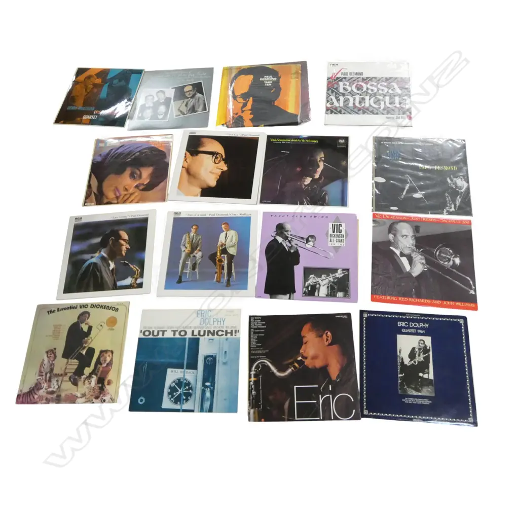 ASST JAZZ LPS ERIC DOLPHY/PAUL DESMOND ETC APPROX 15 Image 1++