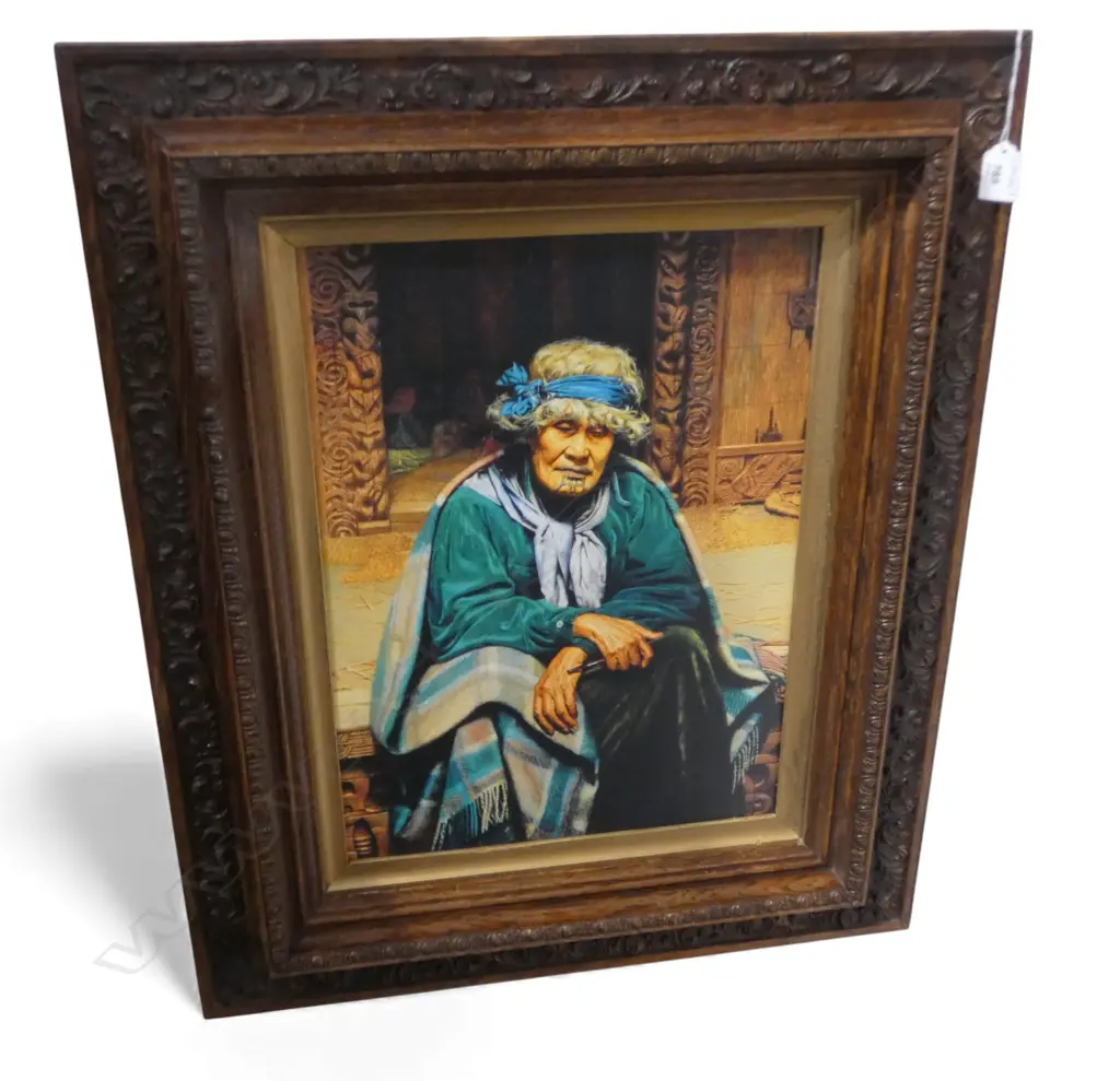 MODERN CANVAS ON BOARD PRINT AFTER GOLDIE 475x345mm Image 1++