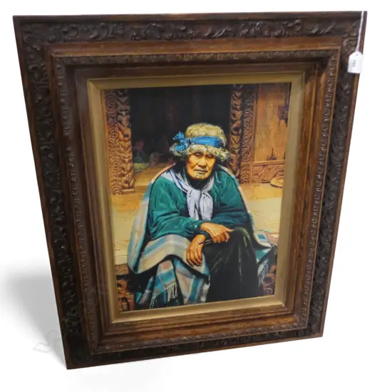 MODERN CANVAS ON BOARD PRINT AFTER GOLDIE 475x345mm