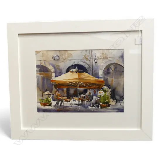 AMANDA BRETT, PIAZZA, W/C, 255x355mm