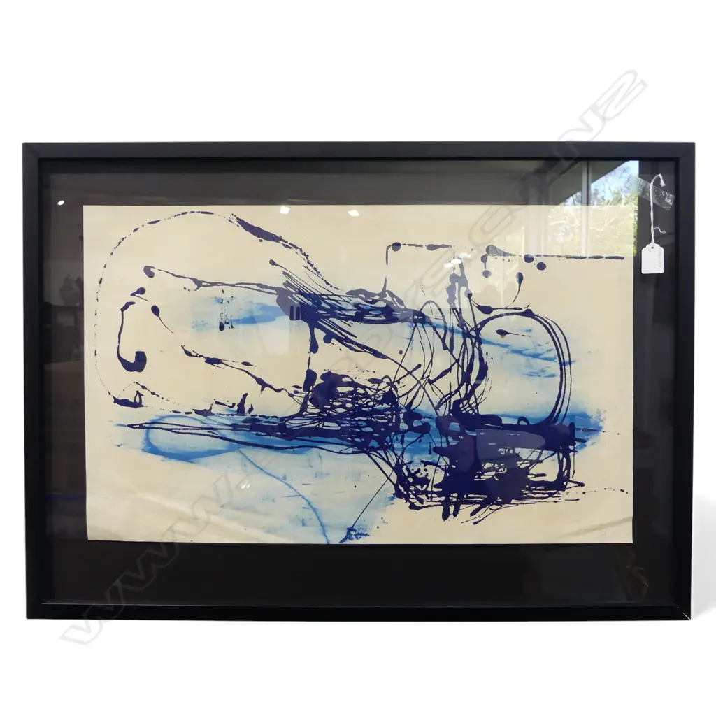 KEITH PATTERSON - UNTITLED ABSTRACT MIXED MEDIA ON PAPER 1963 405 X 660MM Image 1++