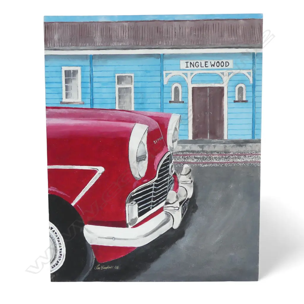 JAN CAMPBELL 'INGLEWOOD' ACRYLIC ON CANVAS '04 510x405mm Image 1++