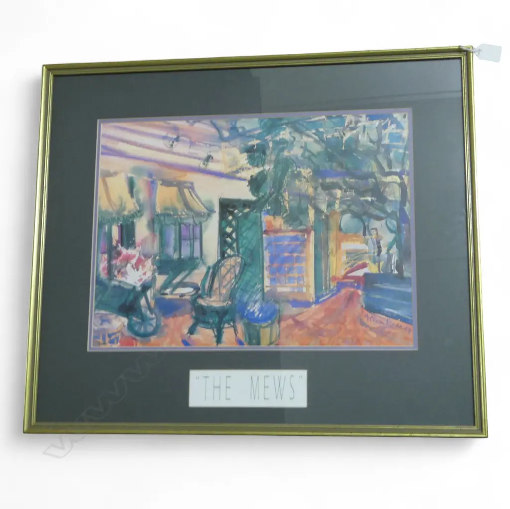 ALISON RYDE, THE MEWS, PRINT, 315x425mm Image 1++