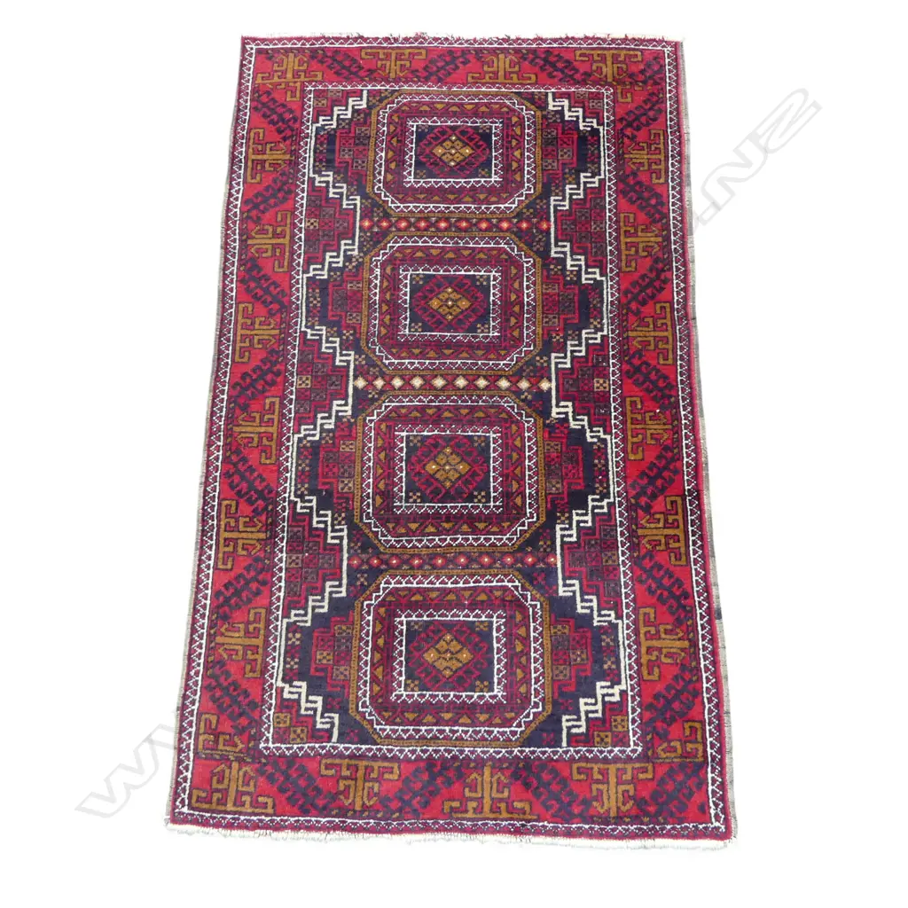 HAND KNOTTED ALL WOOL RUG 1600x950mm Image 1++