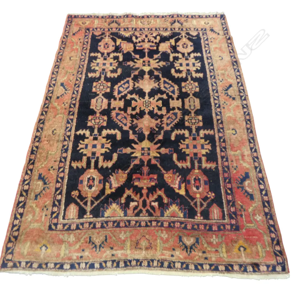 PERSIAN HAMADAN HAND KNOTTED WOOL PILE RUG 2000 x 1400mm Image 1++