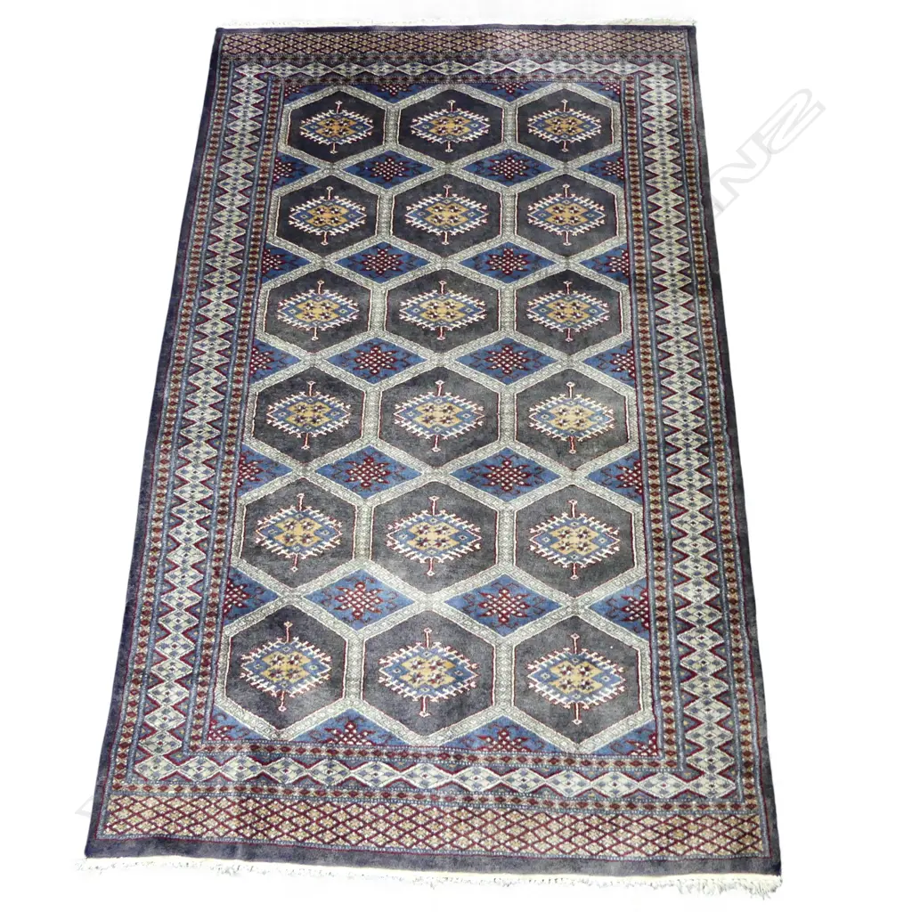 HAND KNOTTED WOOL PILE RUG 2000x1250mm Image 1++