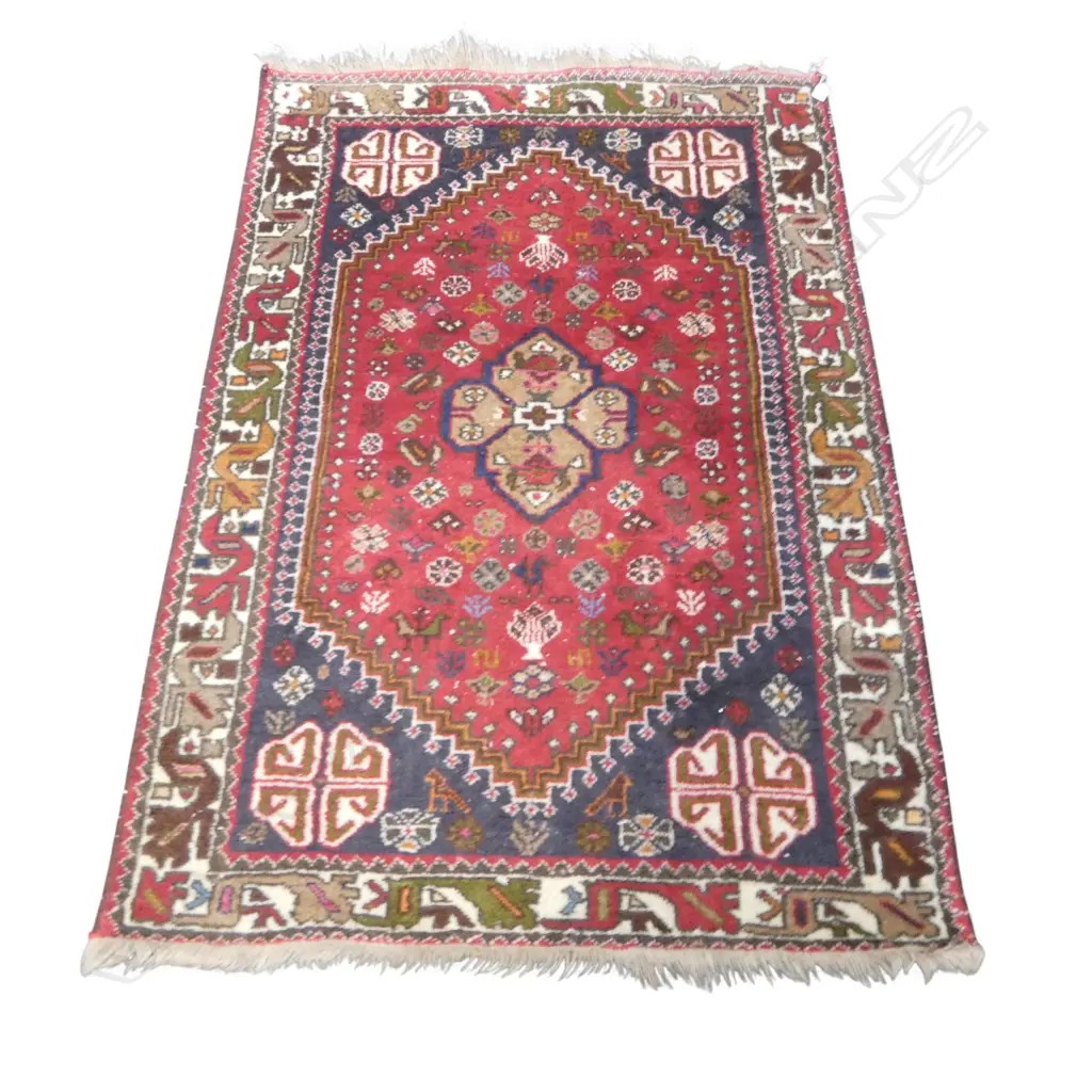 HAND KNOTTED ALL WOOL RUG 1470x1420mm Image 1++