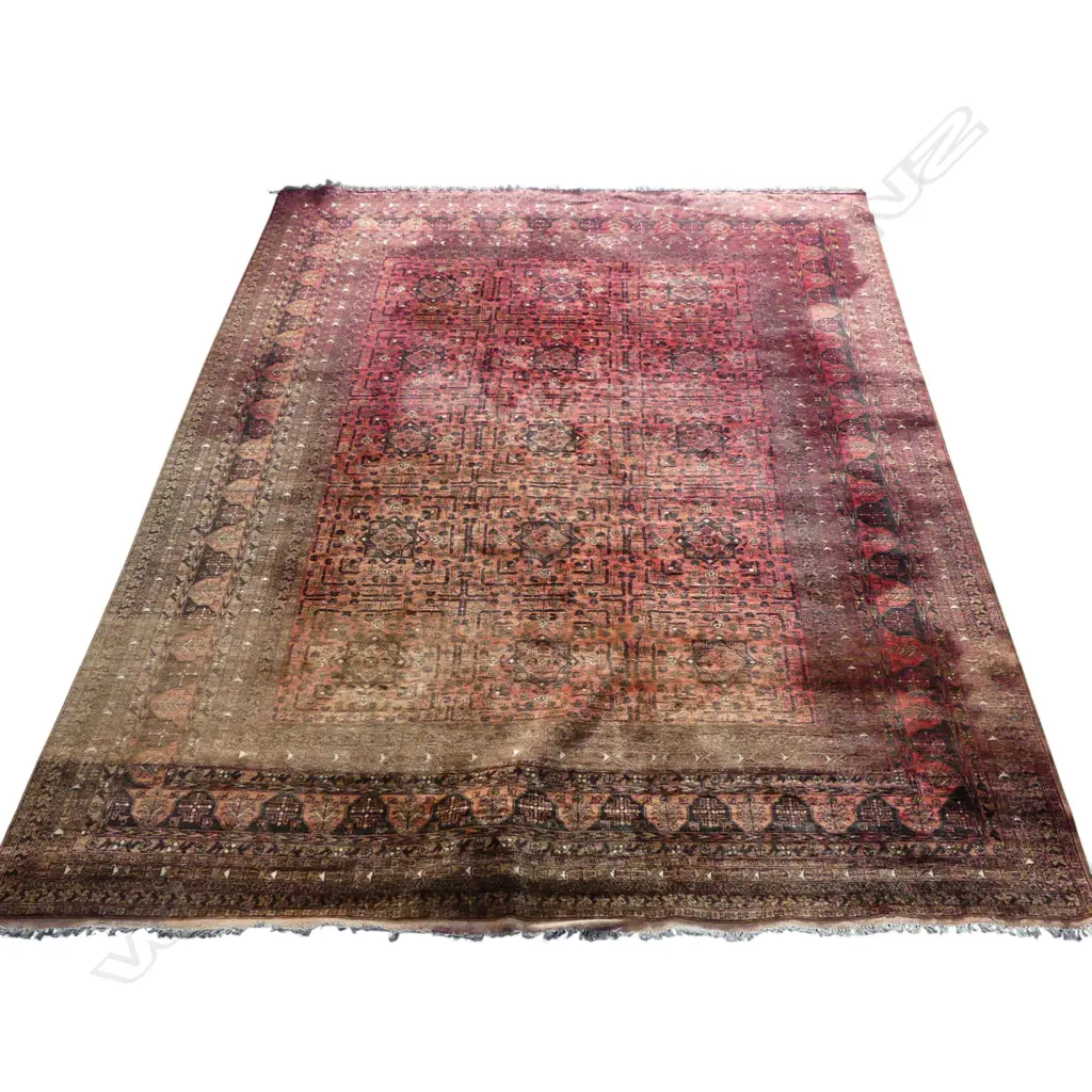 HAND KNOTTED ALL WOOL CARPET 3400x2570mm some fading Image 1++