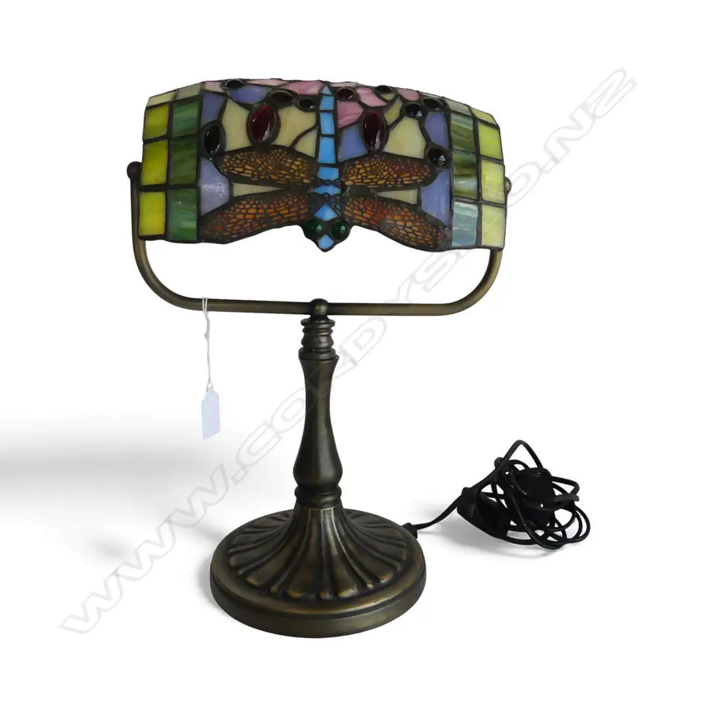 TIFFANY STYLE TABLE LAMP H.360mm, WORKS Image 1++