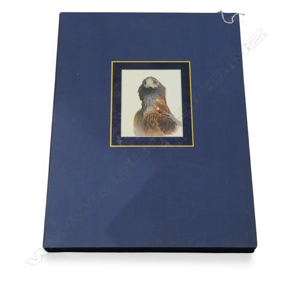 RAYMOND CHING BOOK 'STUDIES & SKETCHES OF A BIRD PAINTER' 82/500 SIGNED & BOXED 505x385mm Image 1++