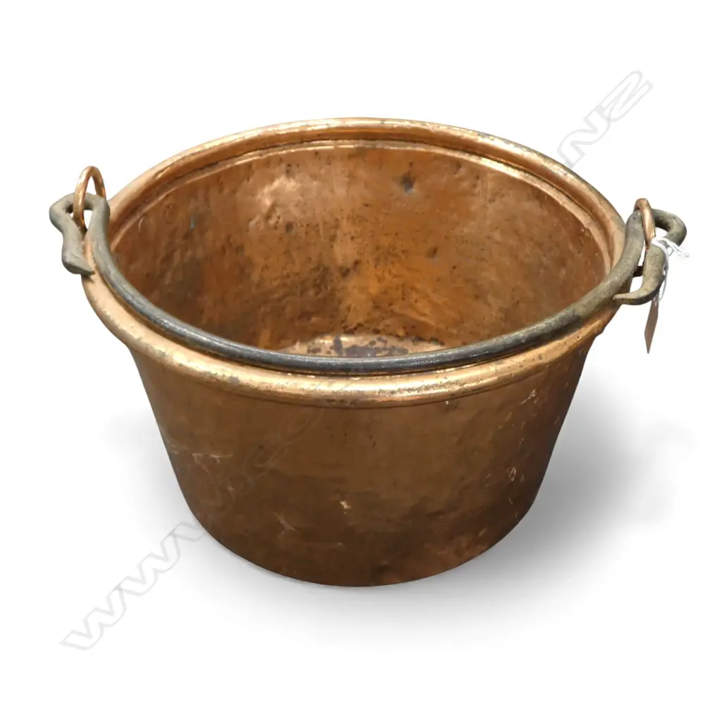 HEAVY COPPER PRESERVING PAN Dia360mm Image 1++