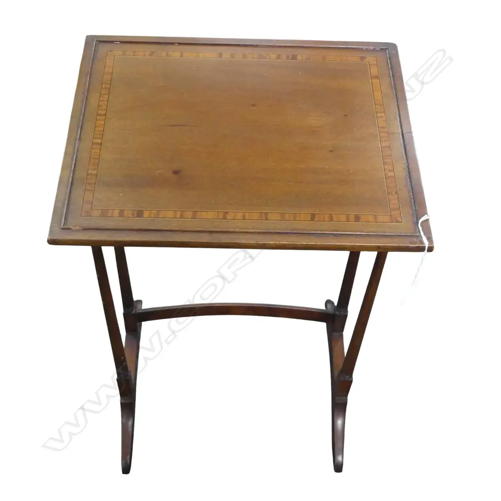 MAHOGANY SIDE TABLE 415x340x640mm Image 1++