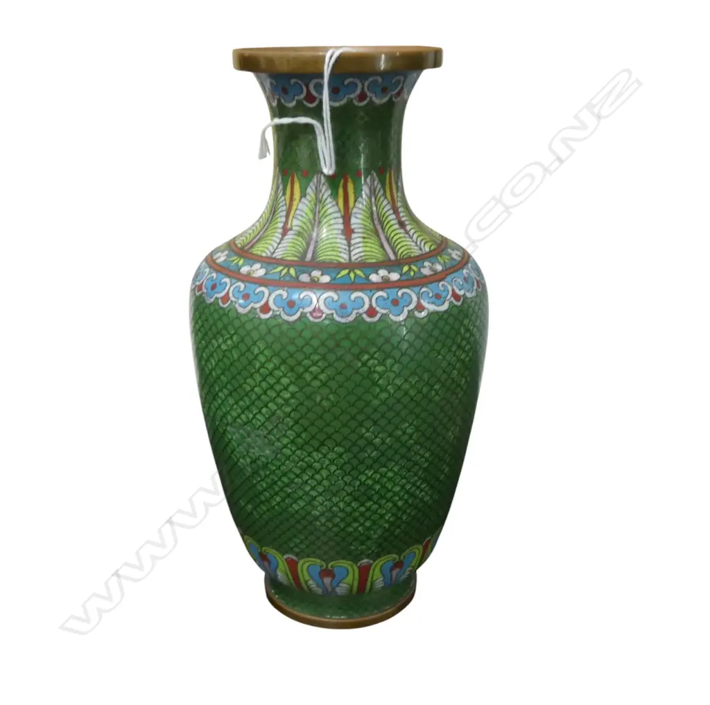 ORIENTAL CLOISONNE VASE H.230mm Image 1++