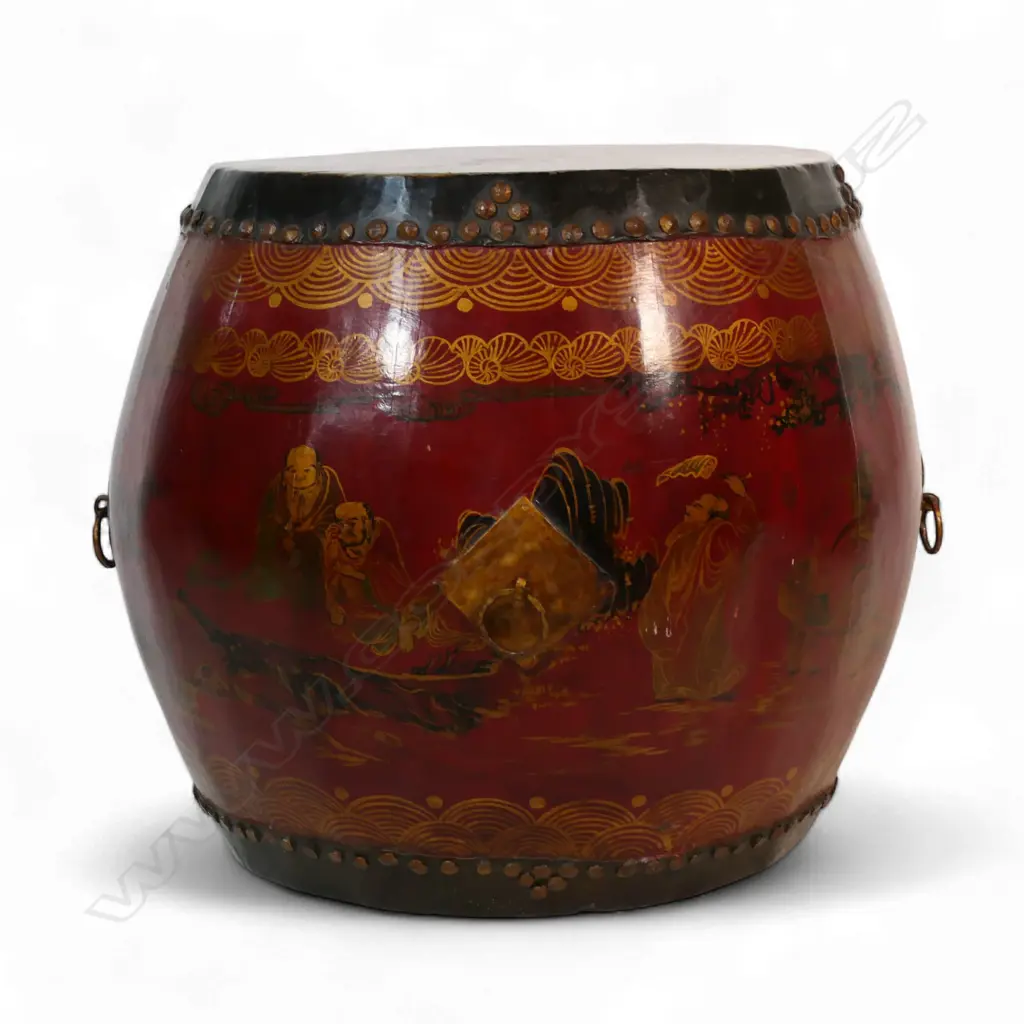 A Chinese ceremonial drum, Image 1++