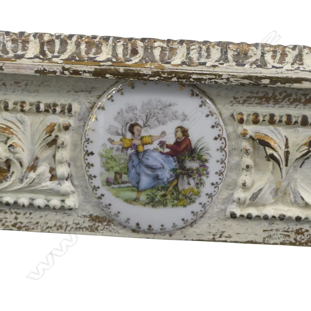 FRENCH STYLE PAINTED COFFEE TABLE 870x480x495mm Image 1++