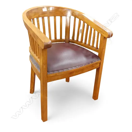 WOOD FRAME ARMCHAIR