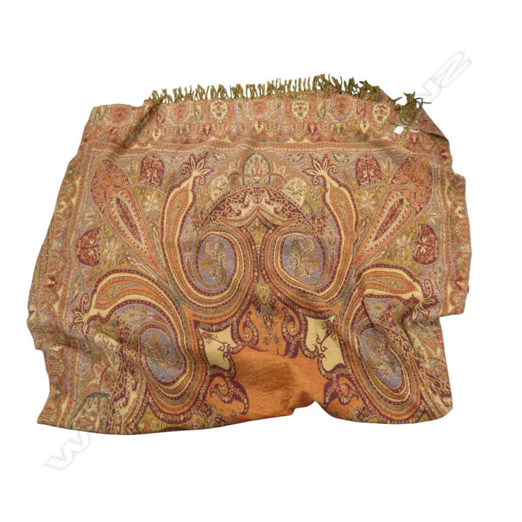 PAISLEY WOOL BLANKET Image 1++