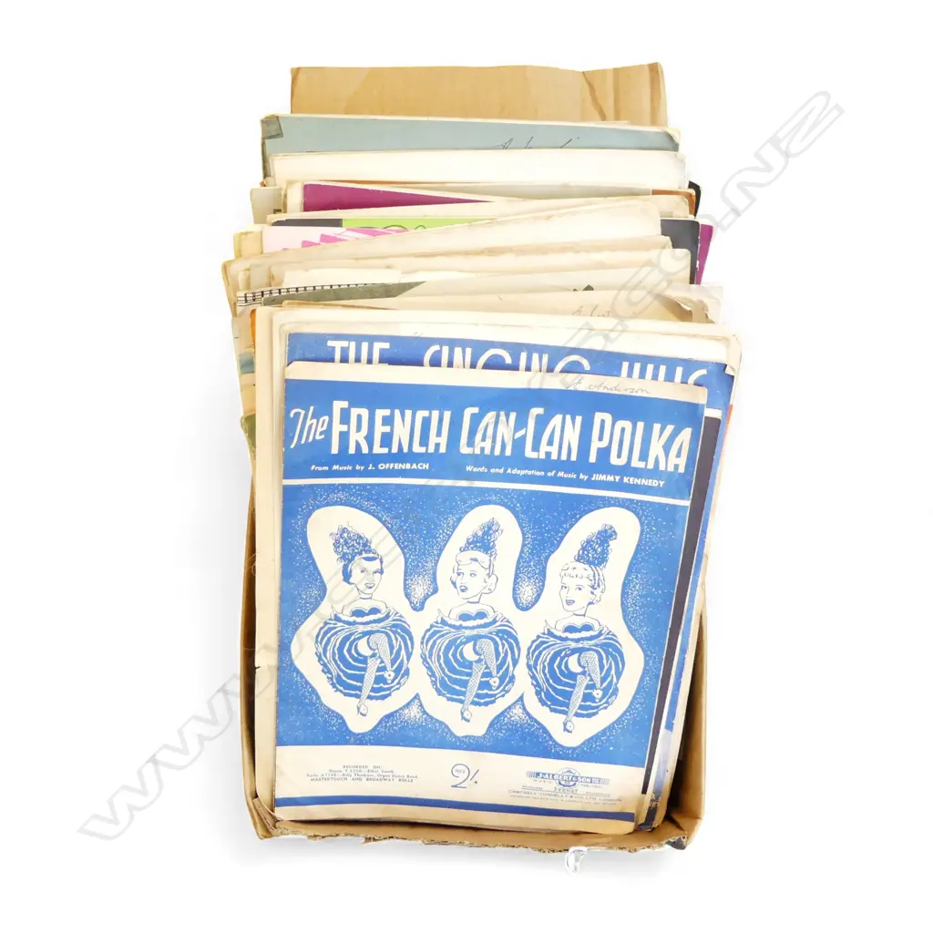 QUANTITY 100+ PCS VINTAGE SHEET MUSIC  Image 1++
