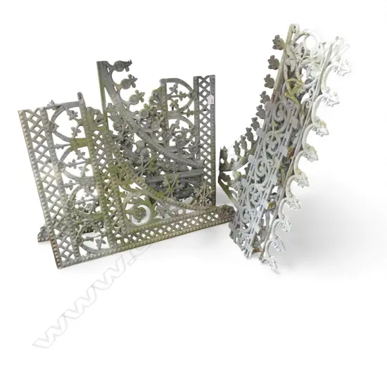 6 PCES METAL FRETWORK