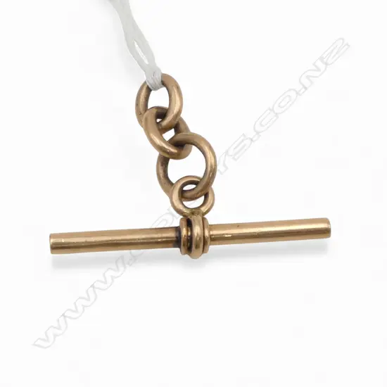OLD 15ct GOLD T BAR & LINKS 11gms