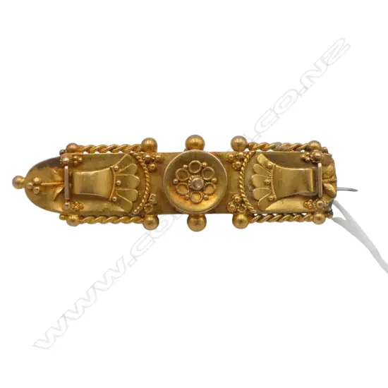 Vict. 15ct GOLD BROOCH faulted 3.16gms