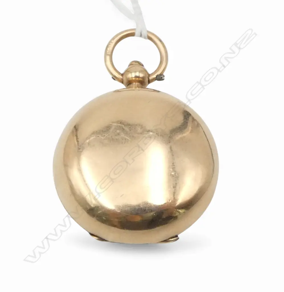 9ct SOVEREIGN CASE, AARON LUFKIN DENNISON, B'HAM 1876 15.8gms Image 1++