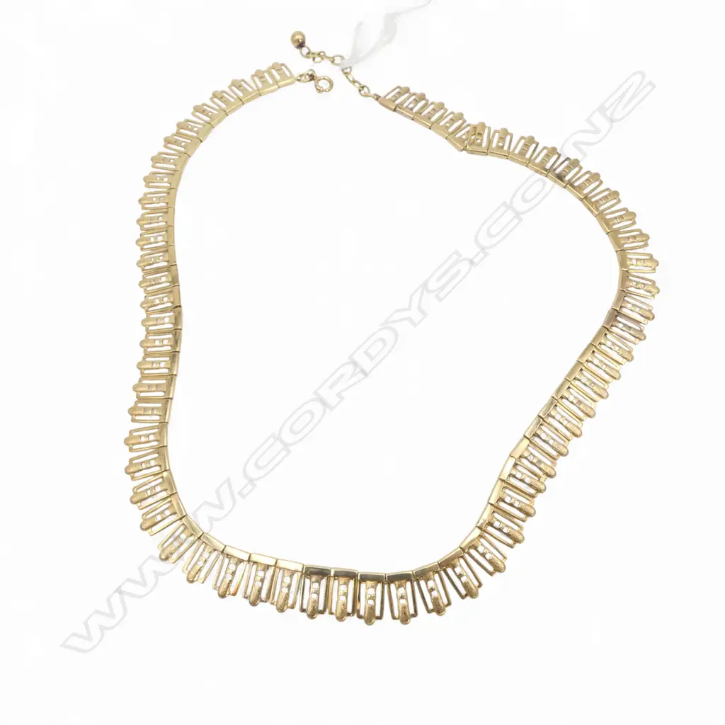 8ct .333 STAMPED GOLD NECKLACE 17.83gms Image 1++