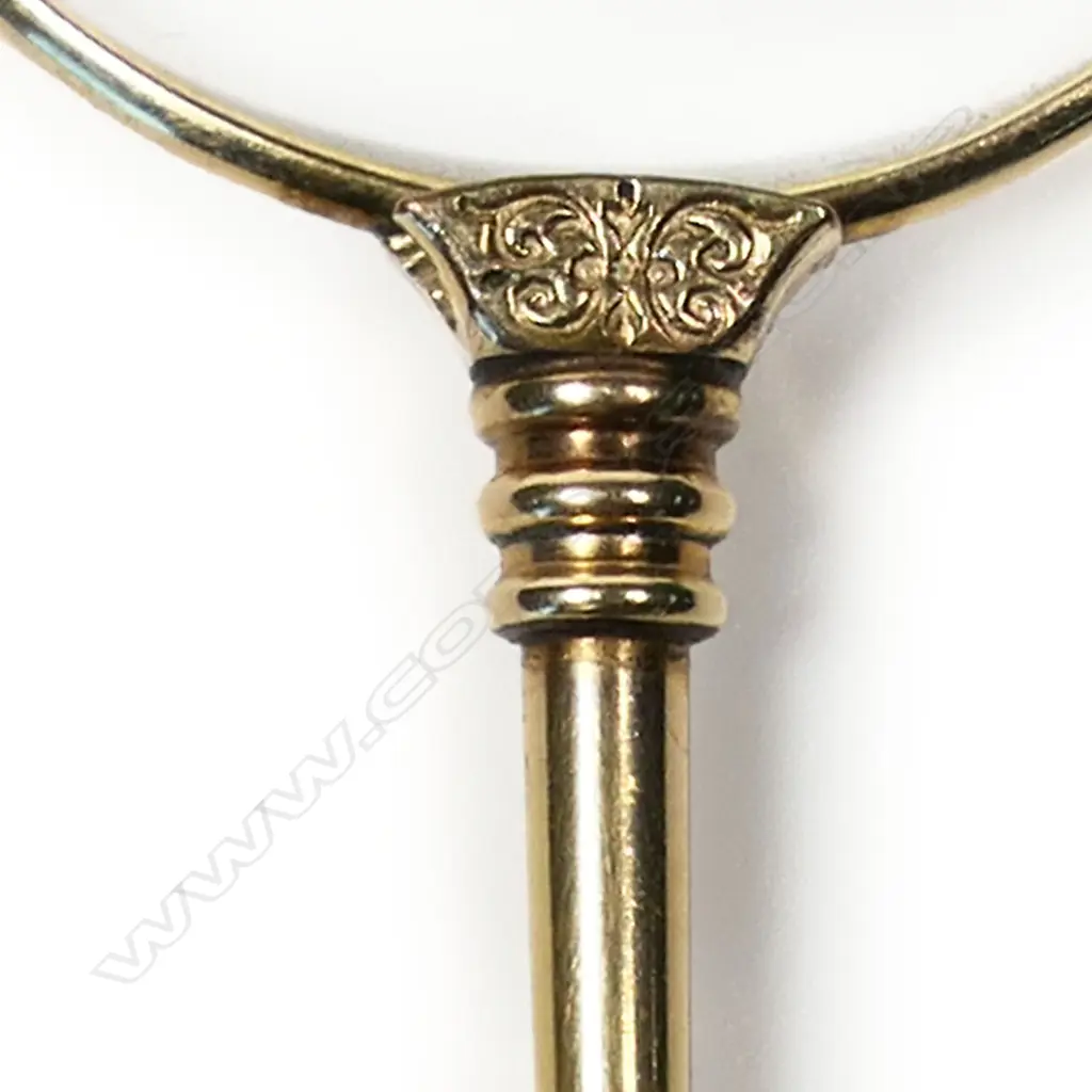 GOLD PLATED VINTAGE LORNGETTE SPECTACLES Image 1++