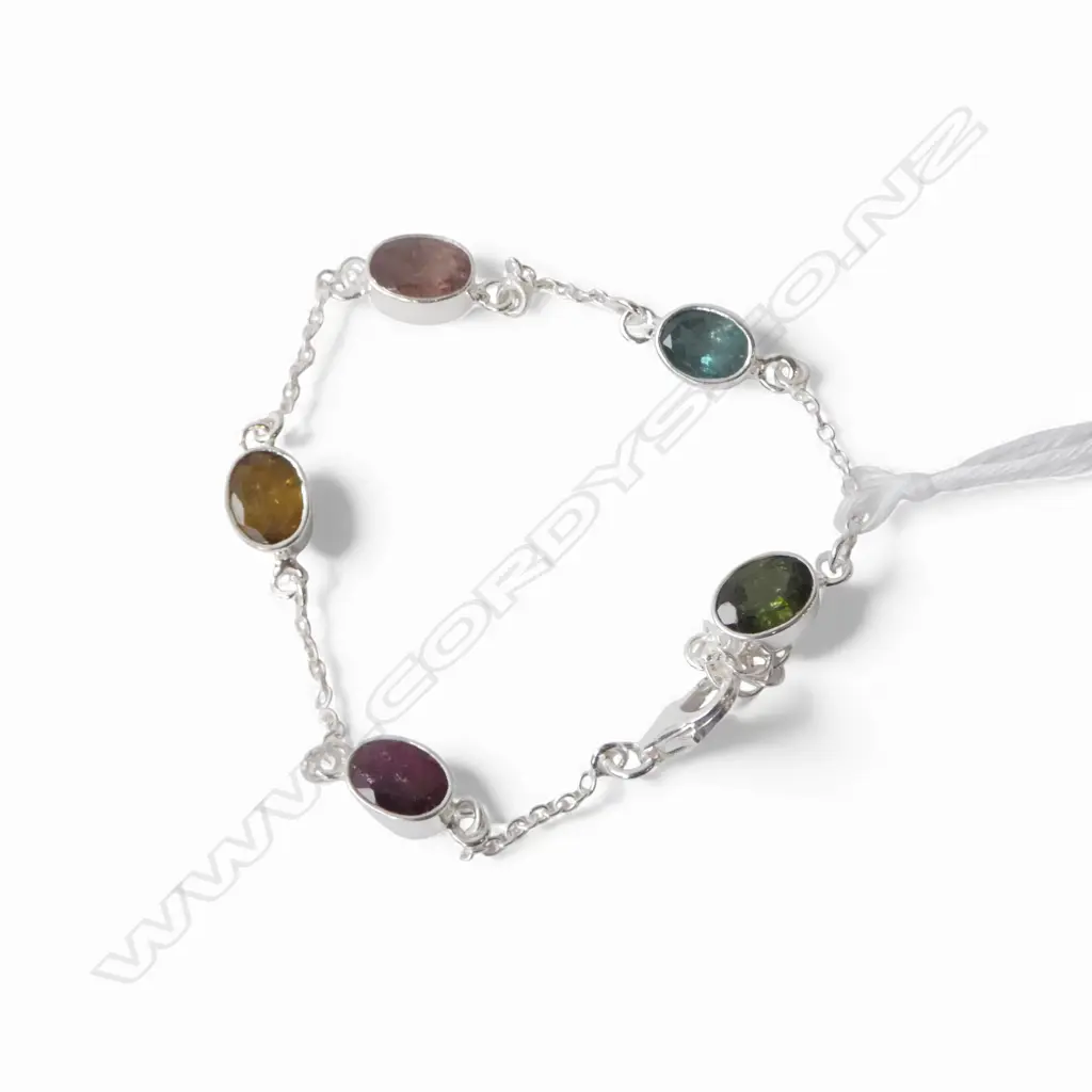 SILVER & TOURMALINE BRACELET Image 1++